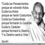 Gandhi costumbres